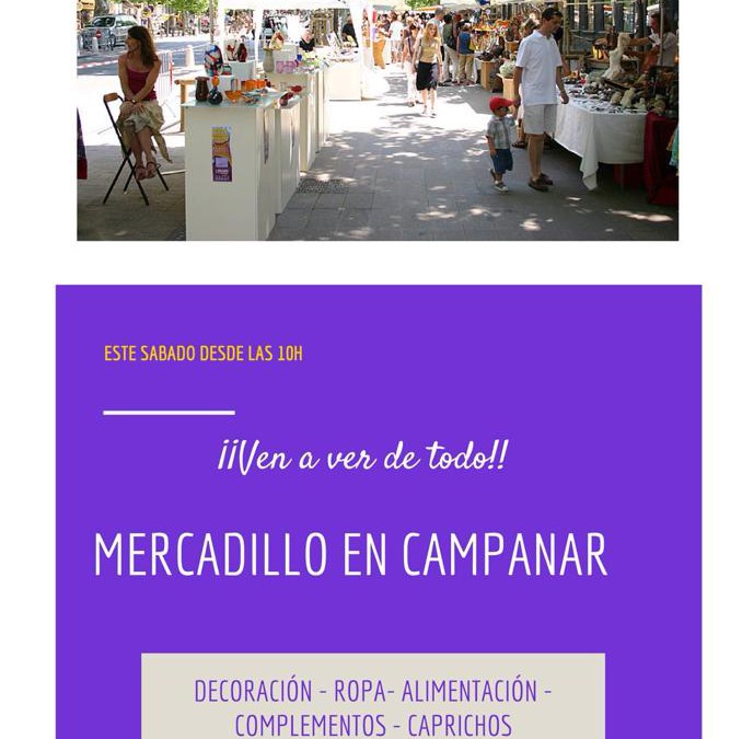 Mercadillo en Mercado de Campanar